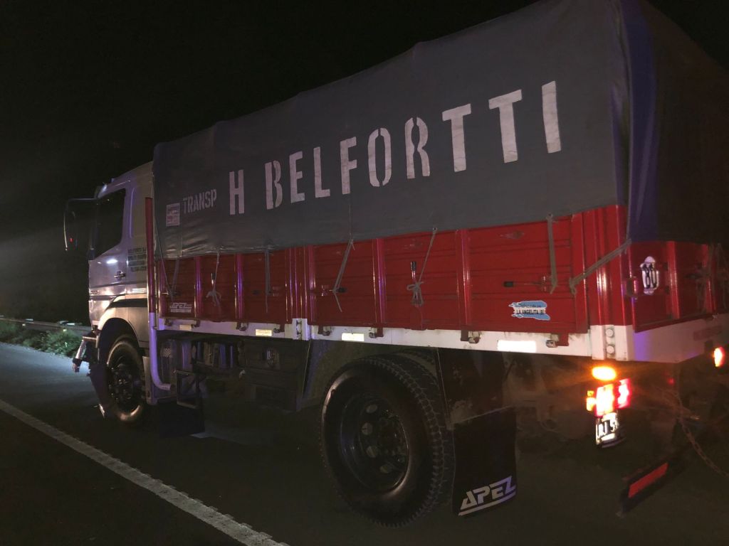 Choque en la Ruta 7, en Chacabuco.