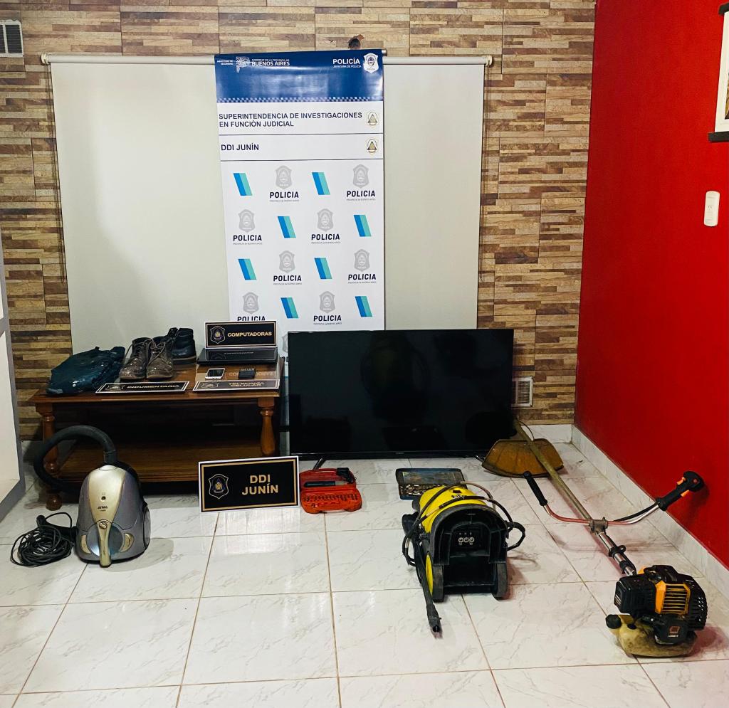 Los encerraron en el baño y les desvalijaron la casa: cayó un integrante de la banda que asaltó a un matrimonio en Fortín&nbsp;Tiburcio