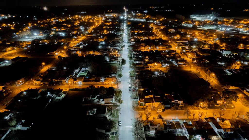 Los Toldos, con más luces LED.