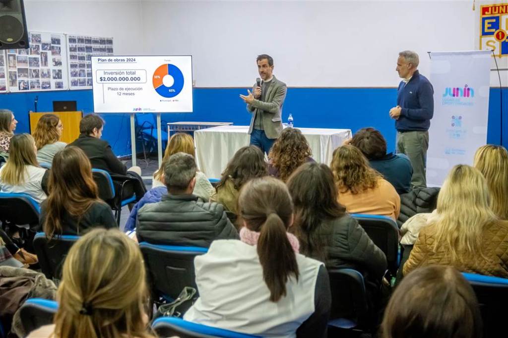 Pablo Petrecca lanzó un plan de infraestructura escolar para 49 instituciones en&nbsp;Junín