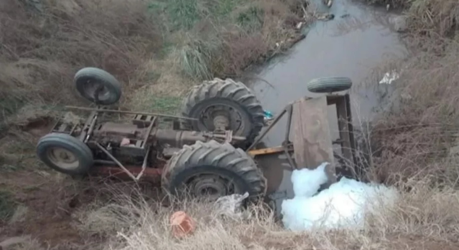 Tragedia en América: murió un vecino al ser aplastado por su tractor. (Foto: La Arena).