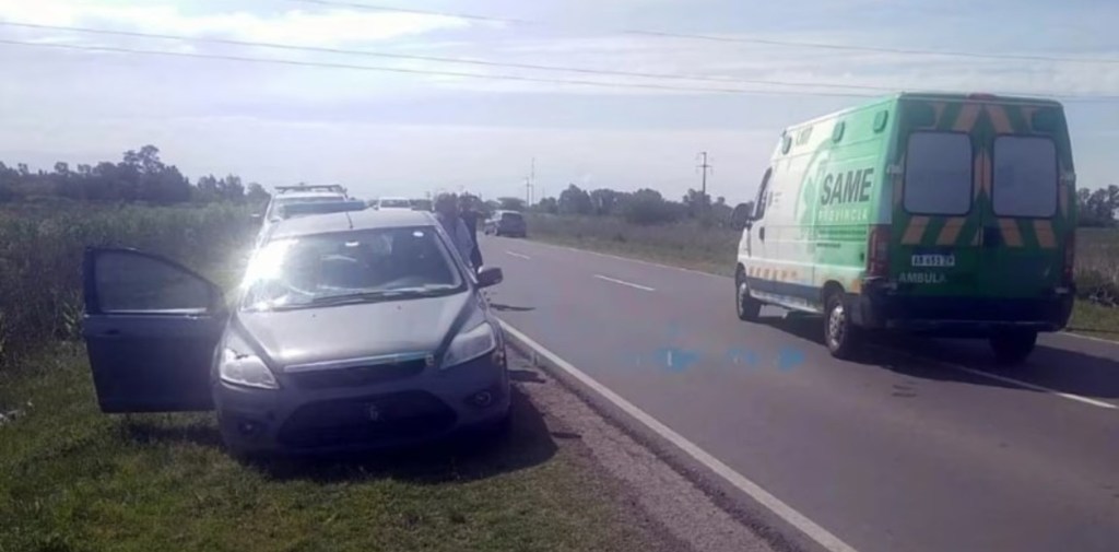 Un ciclista falleció el pasado sábado en un trágico accidente en la ruta provincial 30, a 500 metros del cruce con la Ruta Nacional 5. (Foto: Clarín).