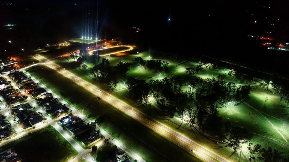 Nueva iluminación en el Parque Borchex: más seguridad y modernización para los&nbsp;vecinos