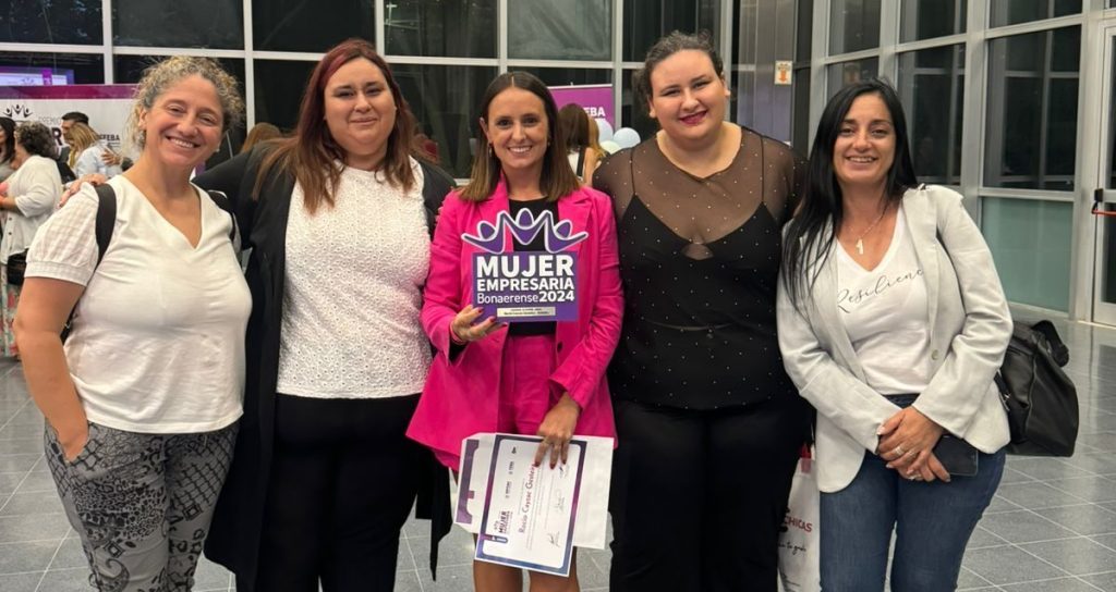 Rocío Cayzac, empresaria juninense, ganó el premio Mujer Empresaria Bonaerense 2024 en Liderazgo&nbsp;Empresarial