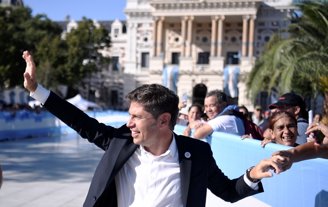 Kicillof cruzó a Milei en la apertura de sesiones bonaerenses. (Foto: Prensa Gobernación).