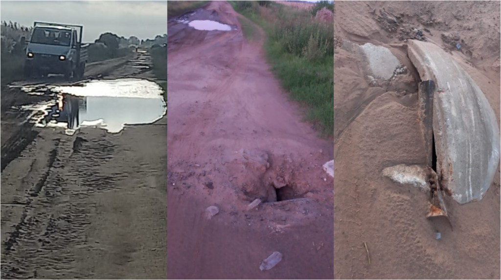 Productores alertan sobre el mal estado de los caminos rurales en Junín. (Foto: EN).