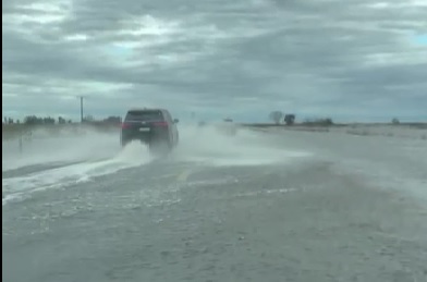 La Ruta Nacional 7, con complicaciones para circular. (Foto: EN).