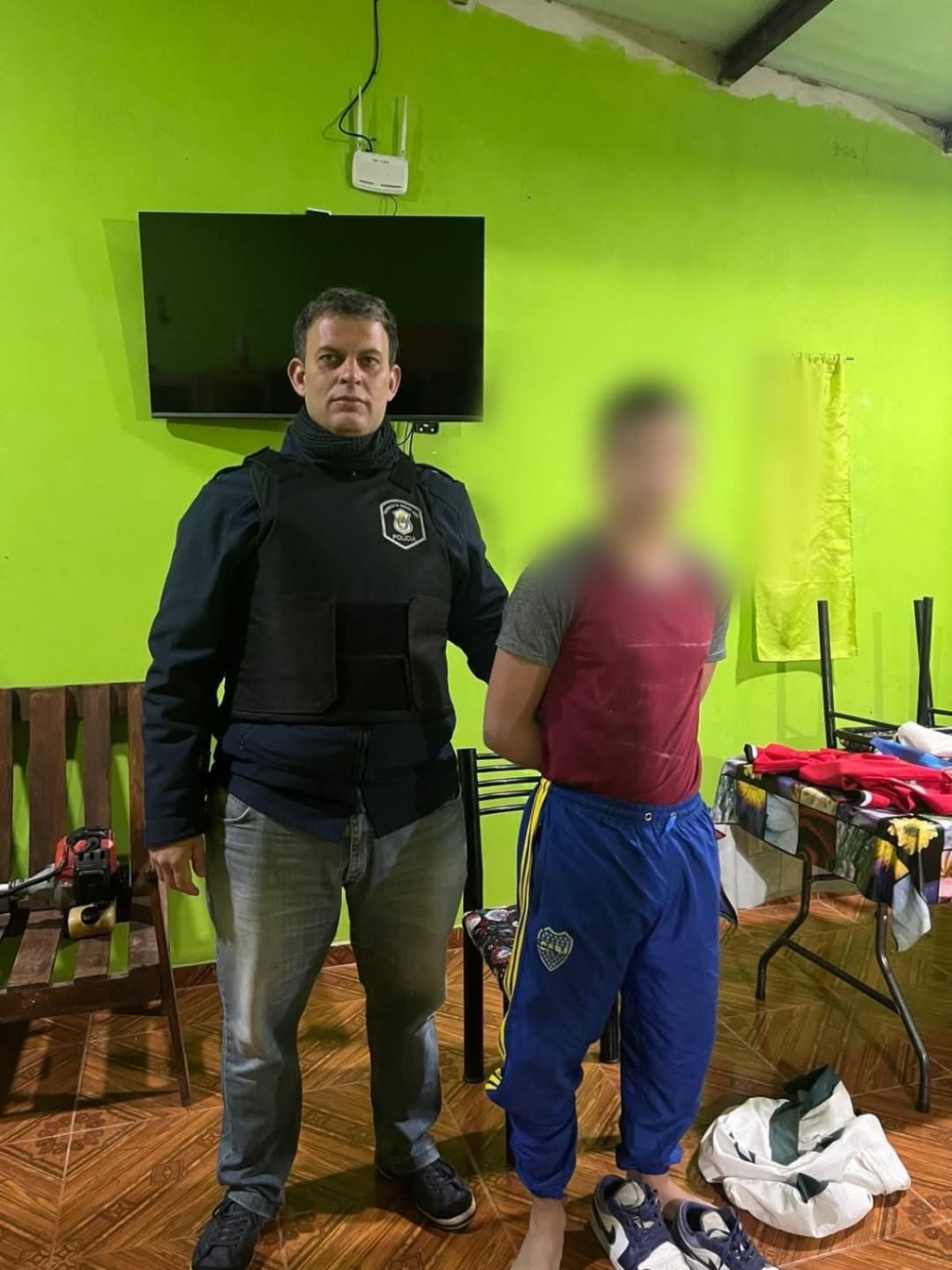 Recapturan en Saforcada al joven acusado de matar al inspector de Junín Carlos&nbsp;Ottaviani