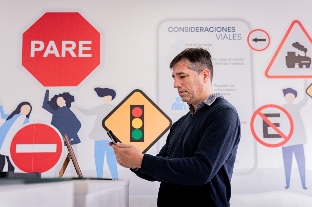 General Viamonte moderniza el examen de conducir con una plataforma digital e interactiva. (Foto: Prensa Municipalidad de General Viamonte).