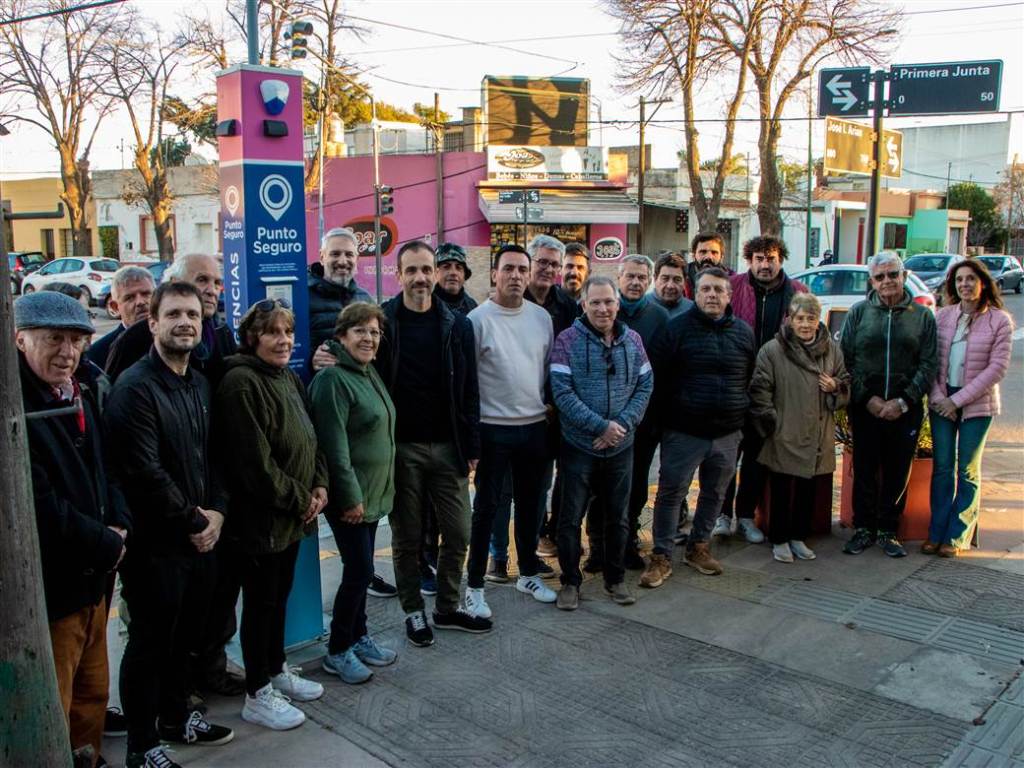 El municipio de Junín activó un nuevo “Punto Seguro” en una zona clave del tránsito. (Foto: Prensa Gobierno de Junín).
