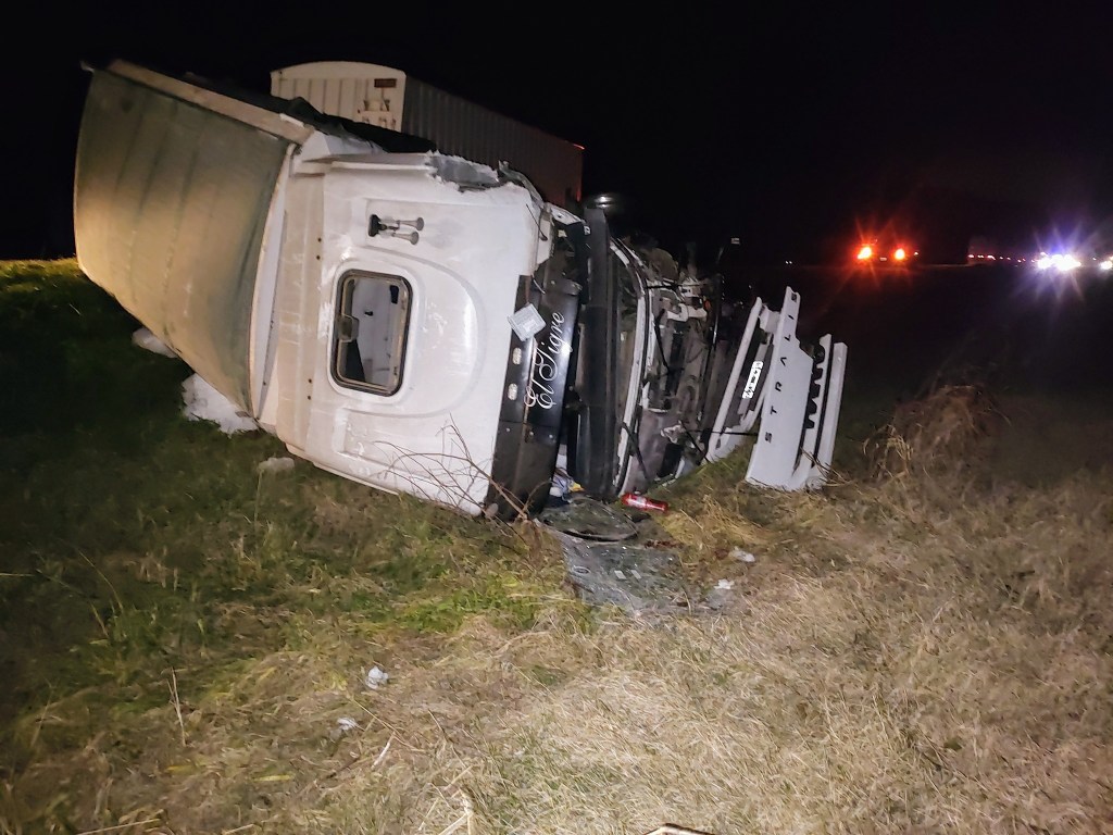 Vuelco en la Ruta 188: un camionero juninense fue hospitalizado tras un fuerte siniestro vial cerca de&nbsp;Rojas