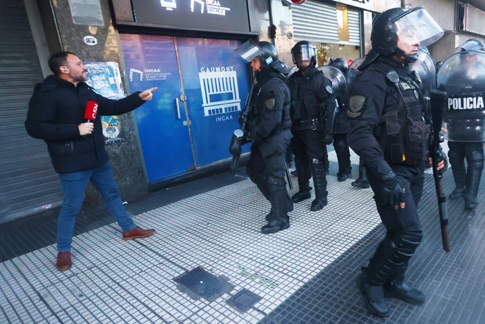 Grave agresión en Congreso: un policía le disparó en vivo al periodista juninense Nicolás&nbsp;Munafó