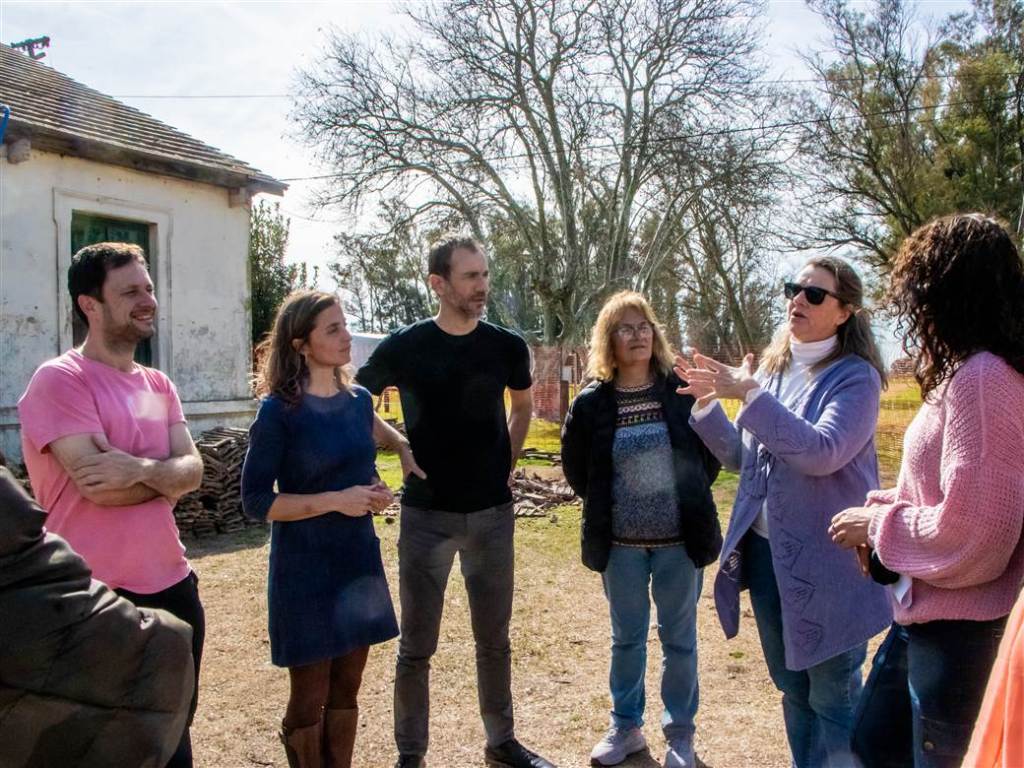 Petrecca anunció una inversión de \$86 millones para restaurar la histórica estación de tren de Agustín Roca. (Foto: Prensa Gobierno de Junín).