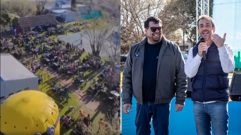 Petrecca y Melo celebraron el Día del Niño con cientos de familias mercantiles en&nbsp;Junín