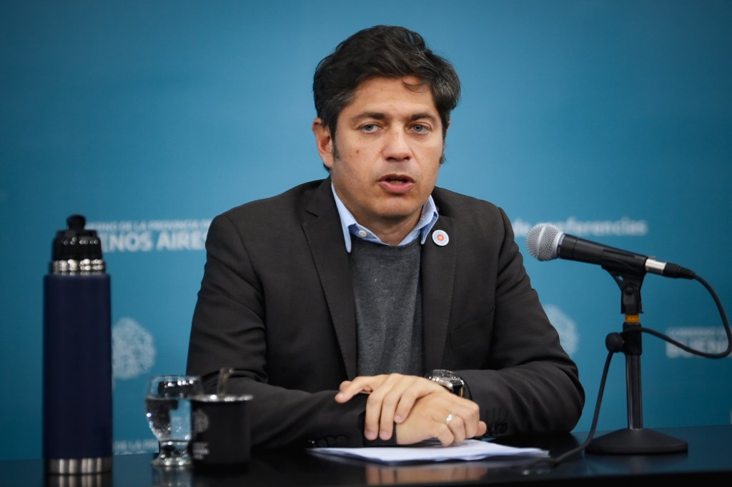 Kicillof enviará un proyecto para declarar la emergencia de la obra pública nacional en Buenos Aires. (Foto: Prensa Gobernación).