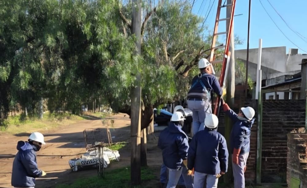 La distribuidora EDEN realizó un operativo y detectó conexiones clandestinas sin medidores, poniendo en riesgo la seguridad y la calidad del servicio. Se procedió a desconectar y labrar actas, con posibles sanciones y denuncias penales. (Foto: Prensa EDEN).