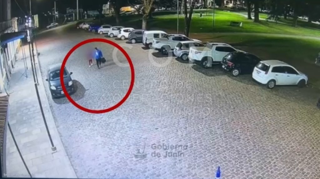 Video impactante: así intentaba escapar el acusado de raptar a una nena en&nbsp;Junín