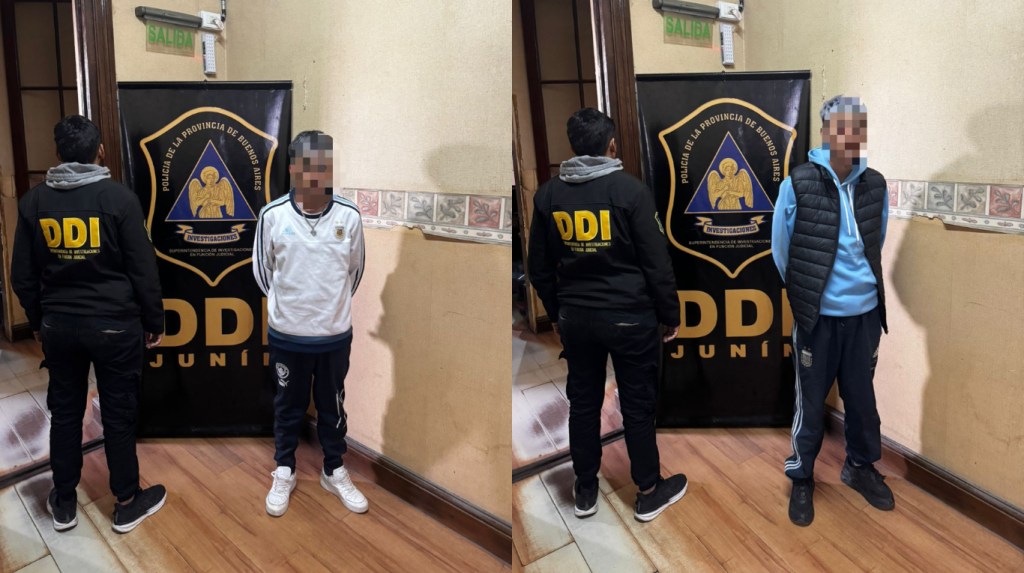 Junín: cayeron dos jóvenes acusados de destruir una cámara que vigilaba una zona "caliente" de venta de droga y delitos.