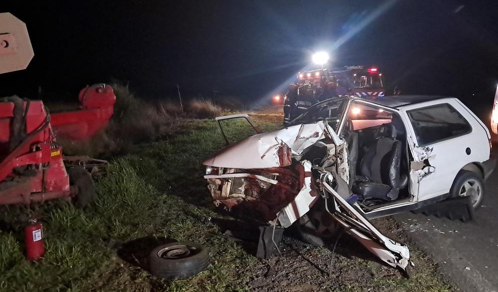 Accidente fatal en Ruta 46: murió un hombre tras chocar contra una maquinaria&nbsp;agrícola