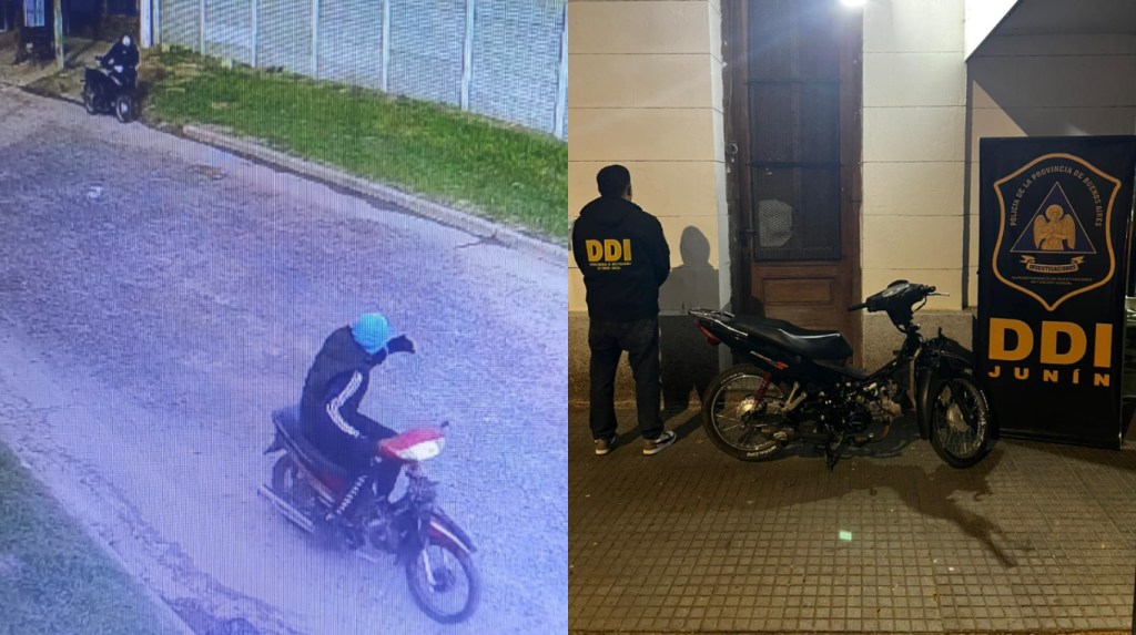 Junín: recuperaron una moto robada y detuvieron a un menor de 17&nbsp;años