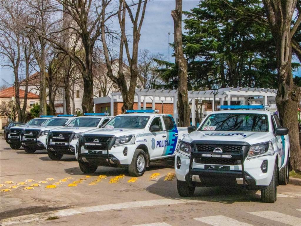Pablo Petrecca presentó nuevos patrulleros en Junín: “La seguridad es la principal demanda de los vecinos”.