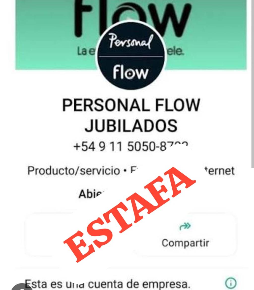 Junín: frenaron una estafa virtual millonaria contra dos jubilados que habían caído en una falsa promo de&nbsp;Flow