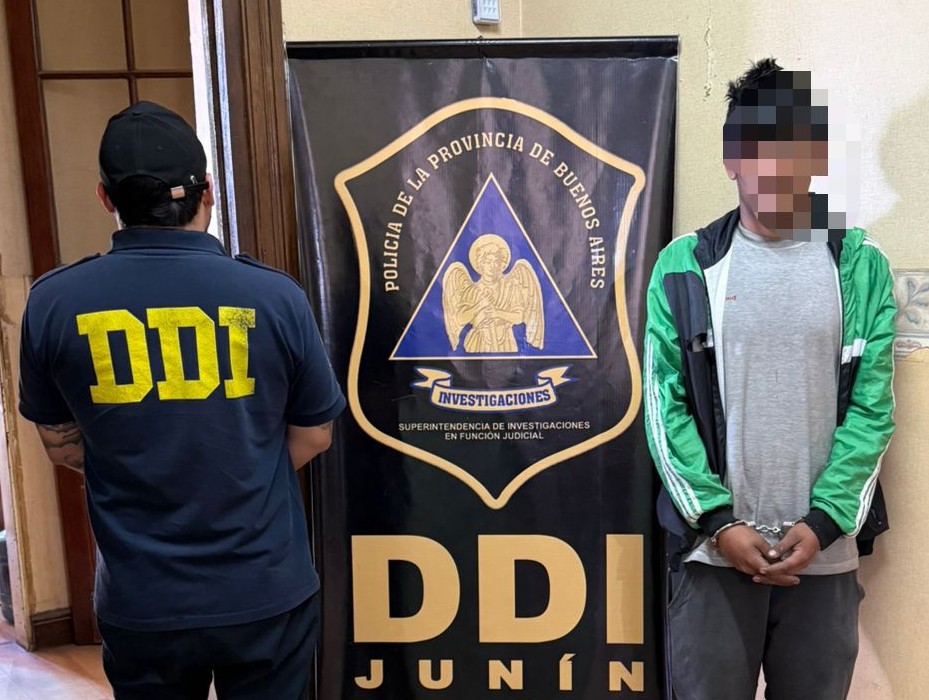 Cayó «Cavecha» en Junín: un prófugo acusado de participar en un asalto junto a otros jóvenes&nbsp;delincuentes