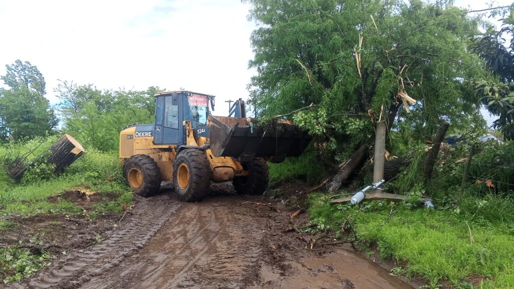 Temporal en Junín: cayeron 85 milímetros de lluvia y las ráfagas superaron los 90&nbsp;km/h
