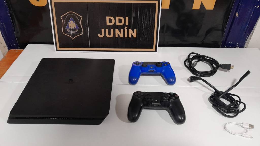 Junín: detienen a un hombre por encubrir el robo de una PlayStation y otros objetos, mientras el autor sigue&nbsp;prófugo